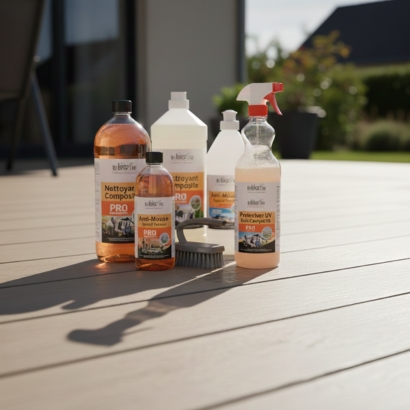 Produits d'entretien pour terrasse composite
